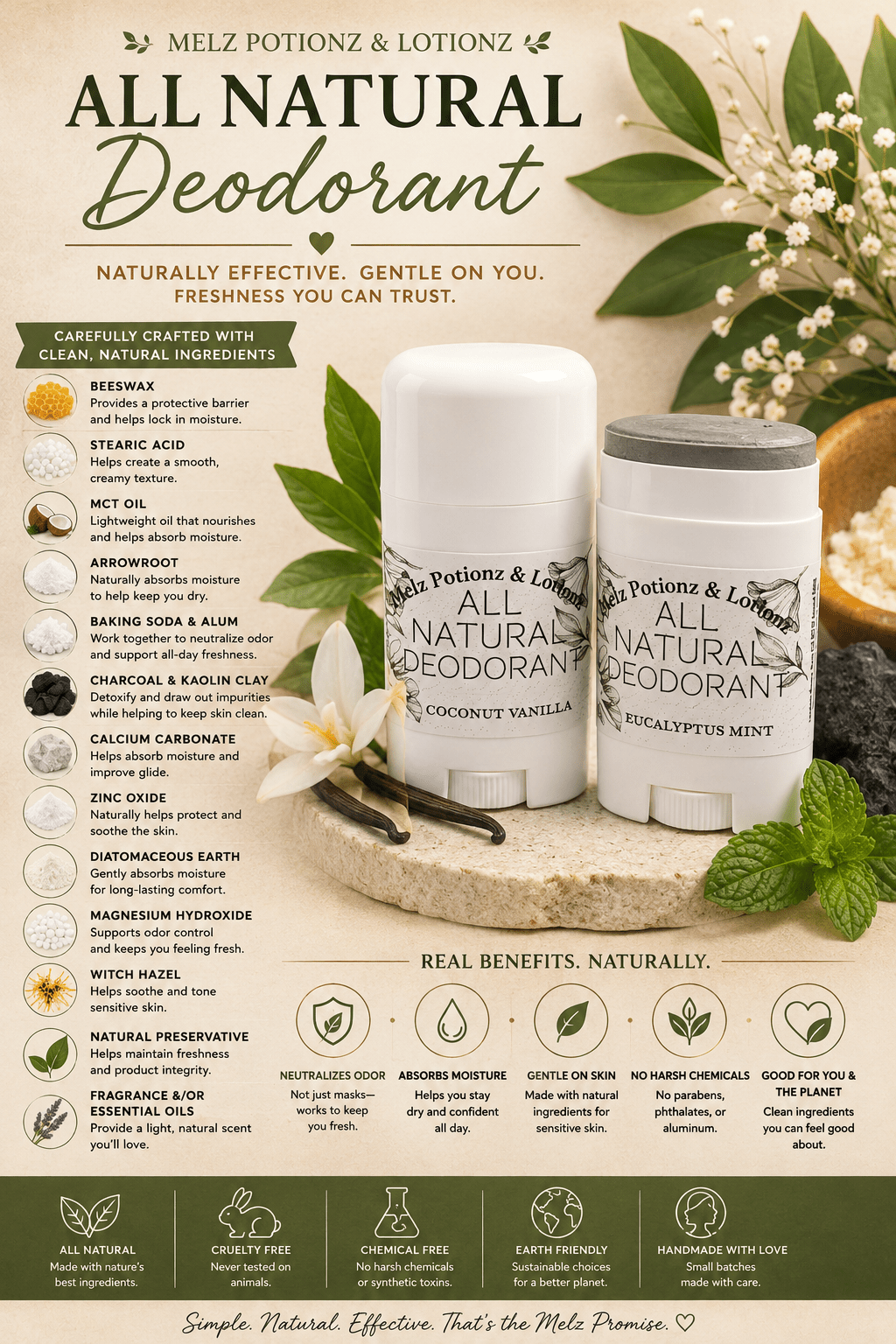 All Natural Deodorant