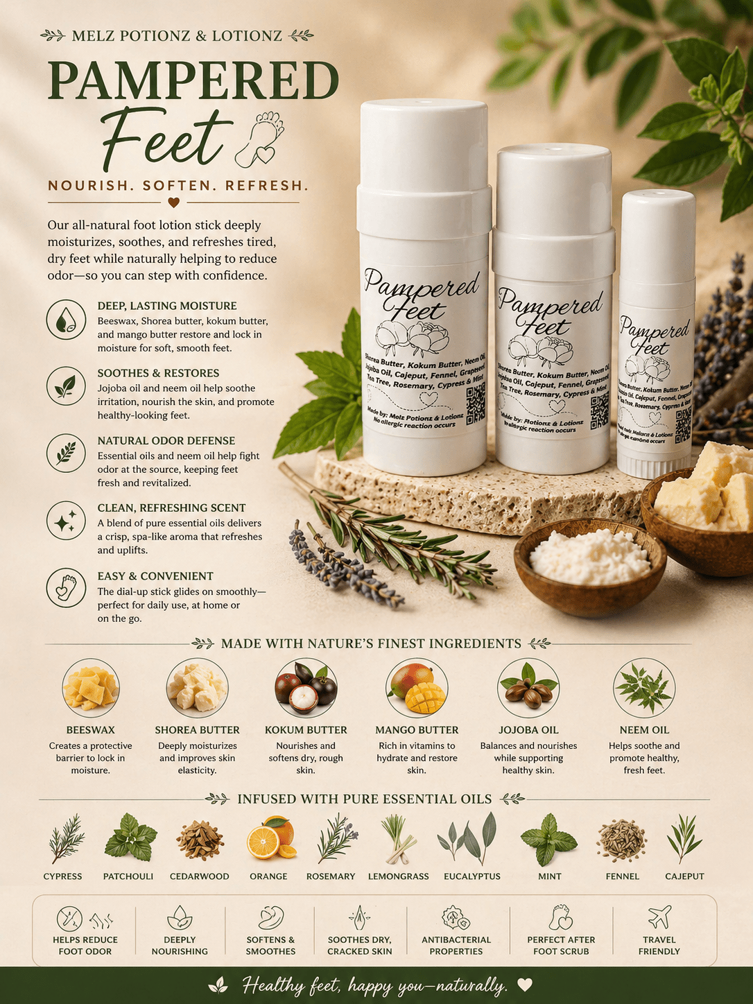Pampered Feet Lotion